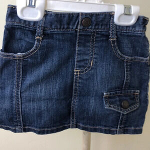 OLD NAVY EUC GIRLS JEAN SKIRT SUMMER DENIM SKIRTS CASUAL GIRL BOTTOMS SIZE 3T